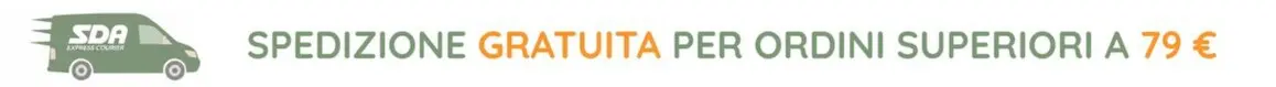 Spedizioni Gratuite sopra i 79€