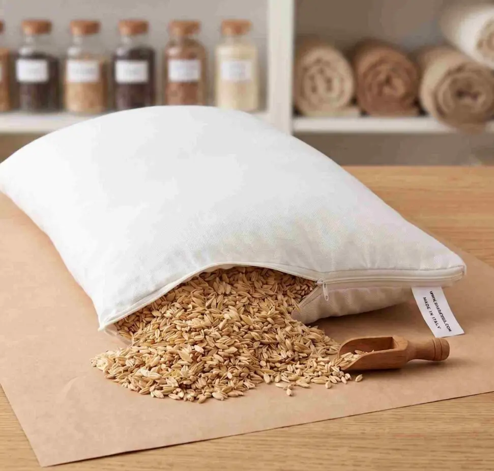 Cuscino naturale con pula di farro